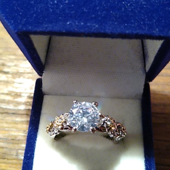 Stamped | Jewelry | Caret Sapphire Engagement Ring | Poshmark